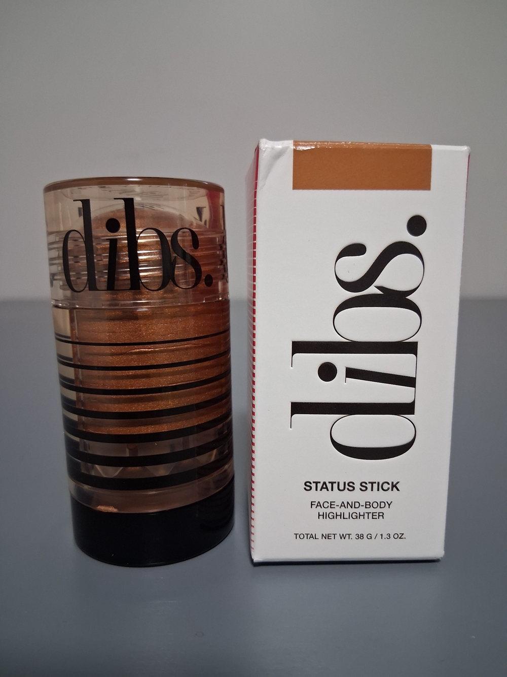 Dibs Status Stick Face & Body Highlighter-Unbothered Bronze